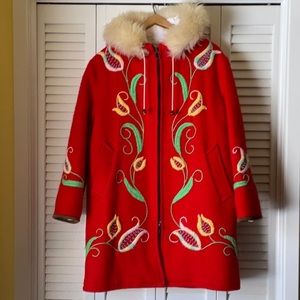 Vintage Hudson’s Bay Wool Coat, size 14, good condition, WARM, beautiful.